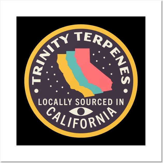 Trinity terpenes california Wall Art by Logos by tosoon